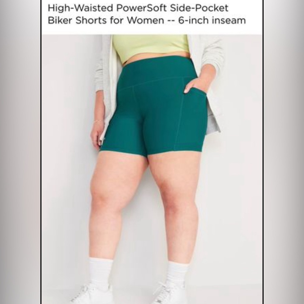 Old Navy Bike Shorts 4X Salmon Color - Picture 3 of 6